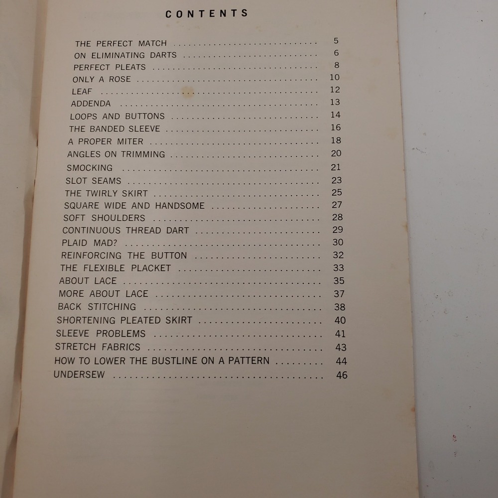 Vintage 1967 Spadea Sewing Book World Famous Designers Tips Lot of 5 Booklets - Picture 6 of 7